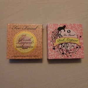 Too Faced Peach Leopard and Pink Leopard Bronzer Minis